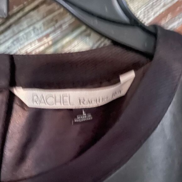 Rachel Roy vegan leather shift mini dress - Picture 8 of 9